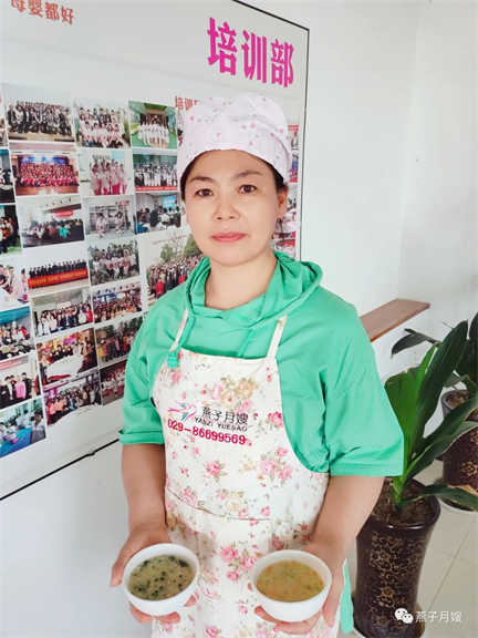  西安燕子月嫂，輔食添加培訓，輔食展示